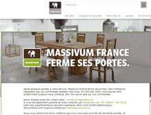 Tablet Screenshot of massivum.fr
